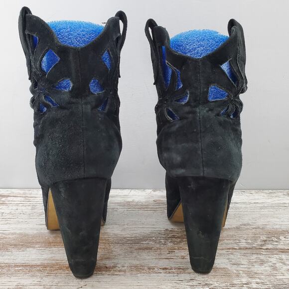 Friend Of Mine Cutout Heeled Boots 38 - Picture 5 of 8
